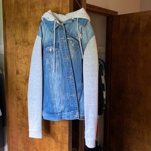 Hooded Denim Jacket